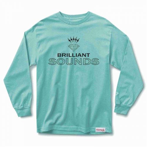 triko DIAMOND - Diamond Records L/S Tee Diamond Blue (DBLU) velikost: 2X