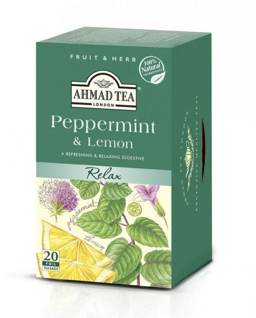 AHMAD TEA Máta & Citron 20x1,5g