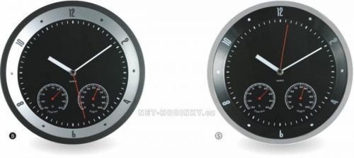 MPM Quality Nástěnné hodiny kovové IR0806TH 145603 IR0806TH černá