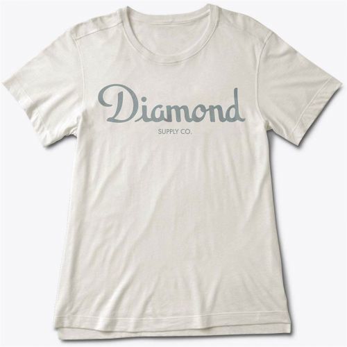 triko DIAMOND - Champagne Script Tee Cream (CREAM)