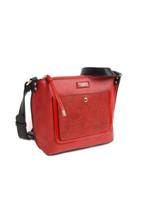 Dámská crossbody kabelka Doca 13949 - červená