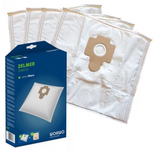 Sáčky do vysavače ZELMER - Meteor Allergo - 4 ks mikrovlákno Worwo