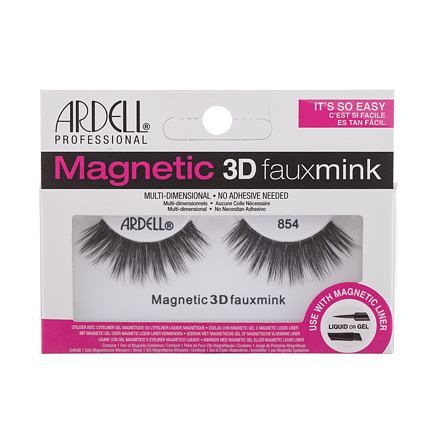 Ardell Magnetic 3D Faux Mink 854 magnetické umělé řasy 1 ks odstín Black pro ženy