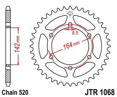 JT Sprockets Rozeta JTR 1068.46