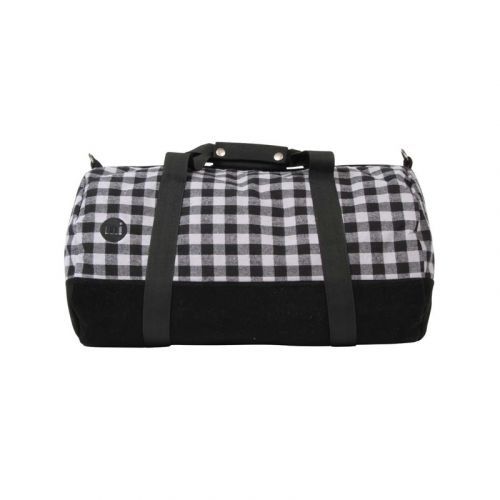 cestovní taška MI-PAC - Duffel Gingham Grey/Black (A08) velikost: OS