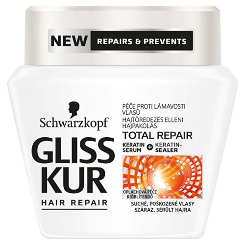 Gliss Kur Total Repair péče proti poškození vlasů pro suché a namáhané vlasy 300 ml
