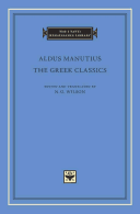 Greek Classics (Manutius Aldus)(Pevná vazba)