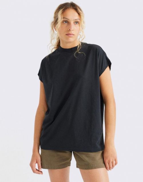 Thinking MU Basic Black Volta T-Shirt BLACK L