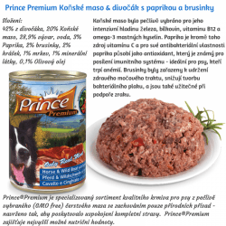 Prince 100% Natural Diet 400g - čistě přírodní masová konzerva v