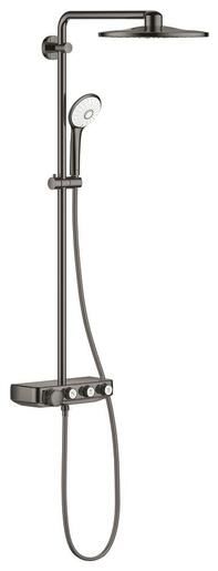 Sprchový systém Grohe EUPHORIA SMARTCONTROL na stěnu s termostatickou baterií Hard Graphite 26507A00