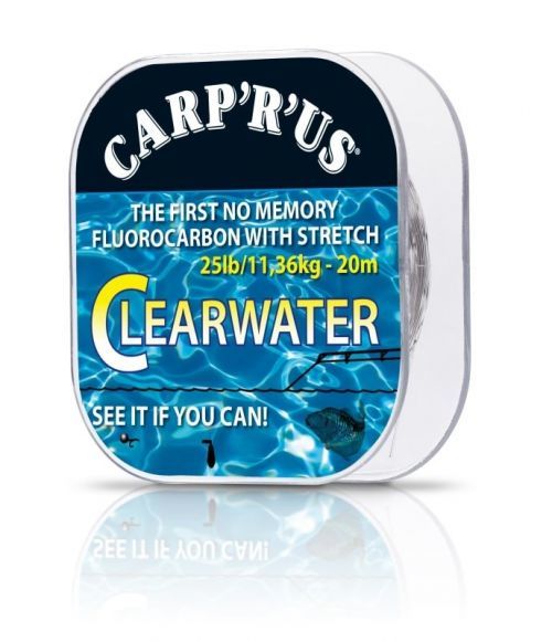 Carp 'R' Us Návazcový fluorocarbon Clearwater 20m