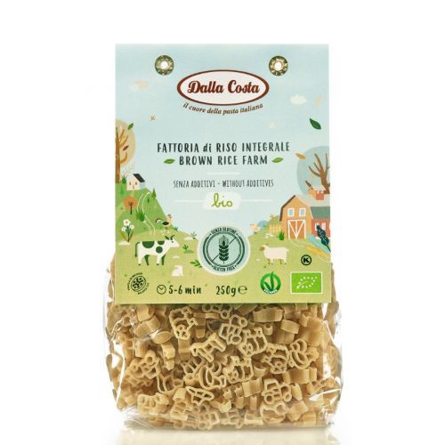 Dalla Costa BIO Dětské Bezlepkové rýžové farma těstoviny 250 g 250 g