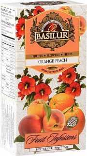 BASILUR/ Fruit Orange Peach nepřebal 25x2g