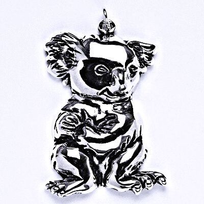 ČIŠTÍN s.r.o Stříbrný přívěsek s patinou koala, přívěsek ze stříbra, P 961 2733