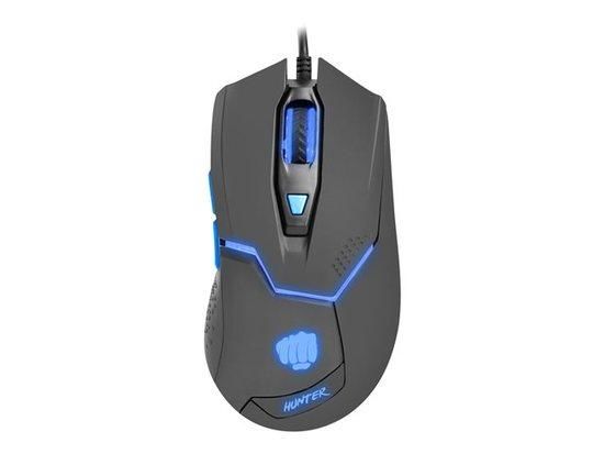 NATEC Fury gaming mouse Hunter 2.0 6400DPI optical with software RGB backlight, NFU-1659