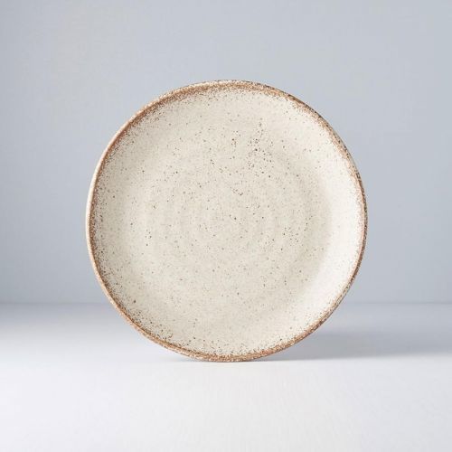 MIJ Mělký talíř Fade pískový 24 cm