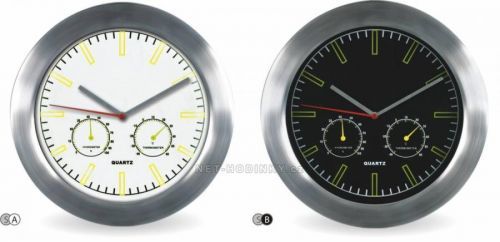 MPM Quality Nástěnné hodiny kovové M2411TH 150404 M2411TH bílá