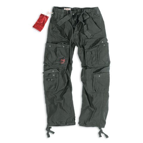 Kalhoty Airborne Vintage - černé, 5XL
