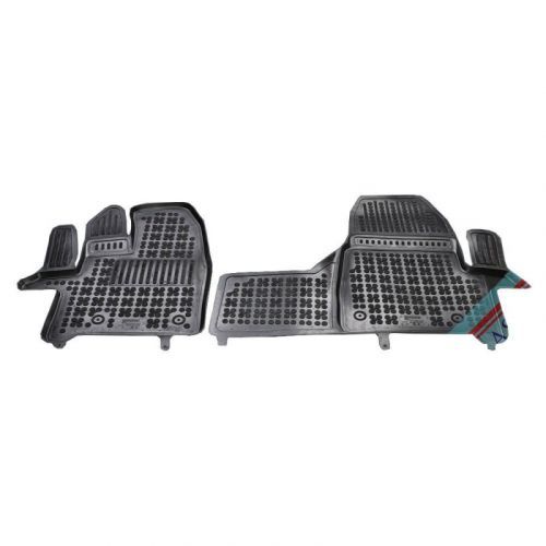 Gumové autokoberce Rezaw-Plast Ford Transit Custom 2018- (2 místa, automat)