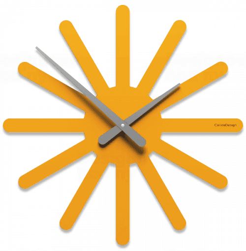 Designové hodiny 10-116 CalleaDesign Asterix 45cm (více barevných verzí) Barva fuchsiová (starorůžová) - 72 164393