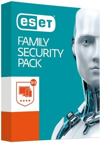 ESET Family Security Pack, 3lic na 1 rok, pro domácnost