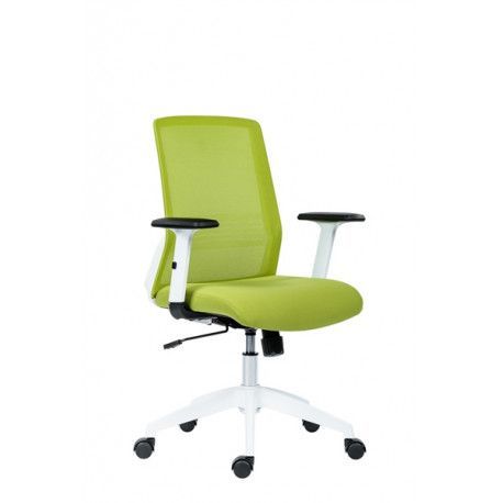antares Kancelářská židle NOVELLO WHITE-GREEN