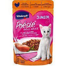 Vitakraft Cat Poésie DéliSauce kapsa junior krůtí 85g