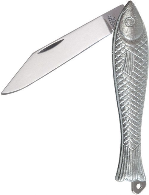 Kapesní zavírací nůž Mikov Rybička - stříbrný
