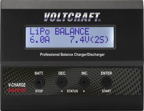 Modelářská multifunkční nabíječka VOLTCRAFT V-Charge 60 DC 1597950, 12 V, 6 A