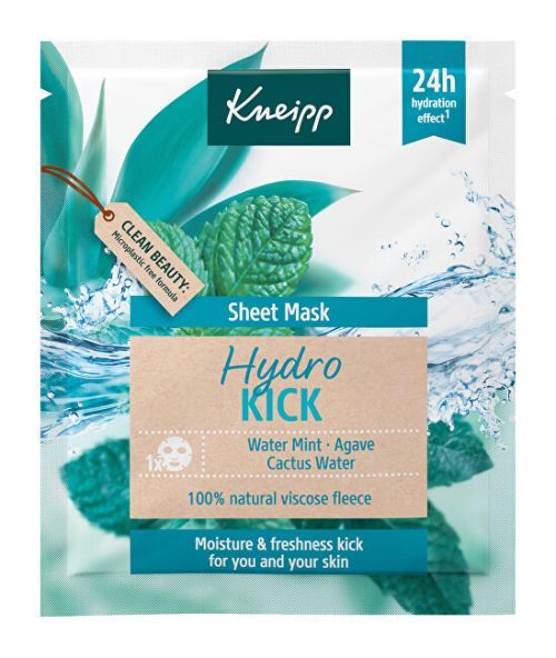 Kneipp Látková pleťová maska Hydro Kick (Sheet Mask)