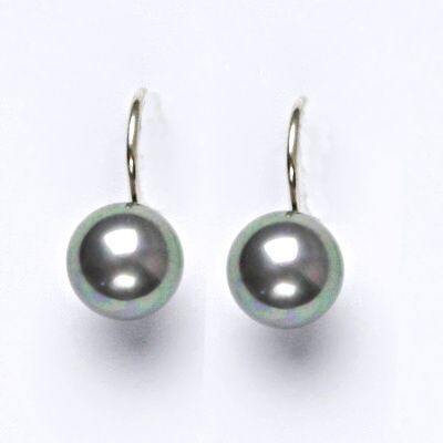 ČIŠTÍN s.r.o Náušnice s um. perlami, náušnice ze stříbra, stříbrná perla se skutečným perleťovým leskem NK 1183 4224