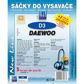 Sáčky do vysavače DAEWOO - RC 909.S papírové, 5ks Jolly