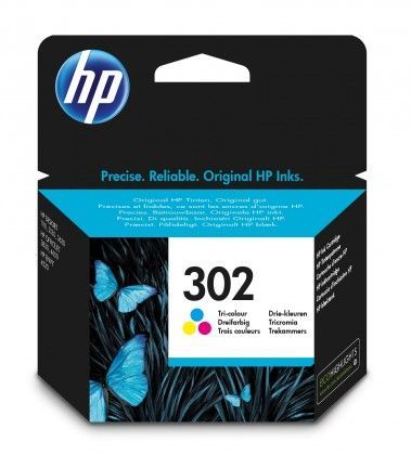 HP 302 3barevná kazeta, F6U65AE