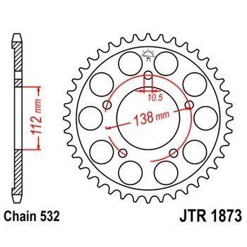 JT Sprockets Rozeta JTR 1873.48