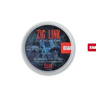 Carp Whisperer plovoucí vlasec Kryptec Zig Link 9lb Camou (KZL9)|ONQ3000101