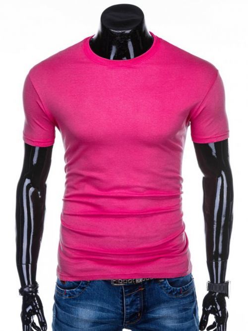 EDOTI Tmavě růžové tričko s krátkým rukávem S970 Velikost: S