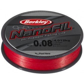 Nanofil Berkley (Červená) - 0,15 / 125m / 7,659kg