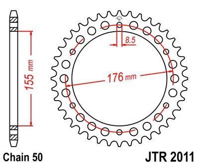 JT Sprockets Rozeta JTR 2011.43