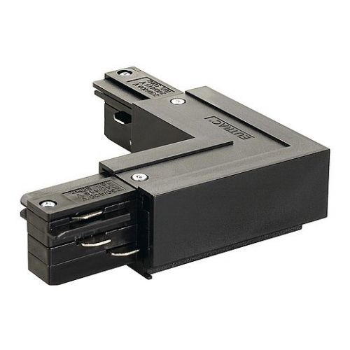 Napájecí rohová lištová spojka vnější pro třífázovou kolejnici SLV EUTRAC černá 145670