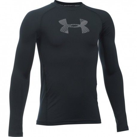 Chlapecké tričko s dlouhým rukávem Under Armour SS černé, Velikost M, Barva Modrá Under Armour 1289959-001 190085153002