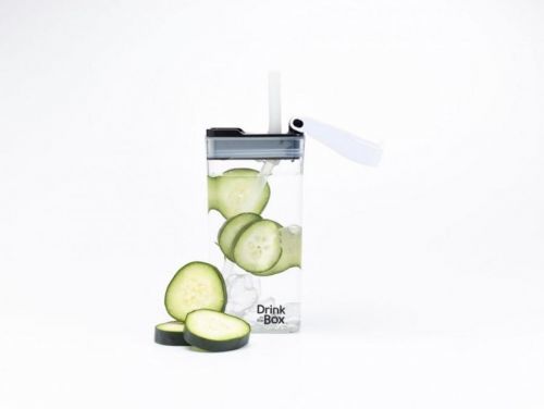 DRINK IN THE BOX Nápojová krabička 355 ml - Transparent