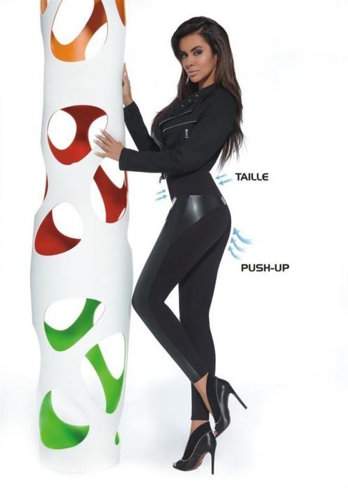 Legíny Ally - Bas Bleu - XL - černá