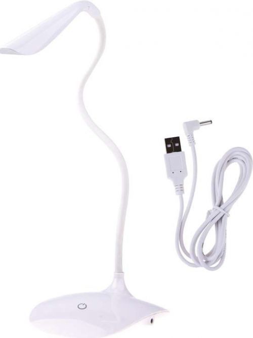 EMOS LED stolní lampička D08 bílá, USB