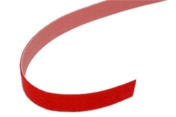 VELCRO Stahovácí páska 20mm, suchý zip, 5m, červená