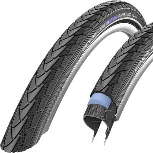 Schwalbe Marathon Plus Smart Guard (Drát 26X2.0) Rt Reflexní Pruh
