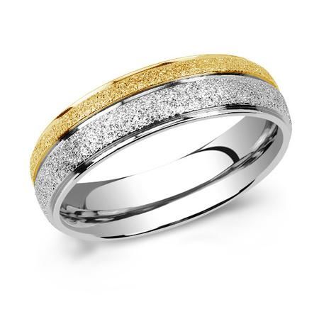 Silvego Snubní ocelový prsten Flers RRC0365 53 mm