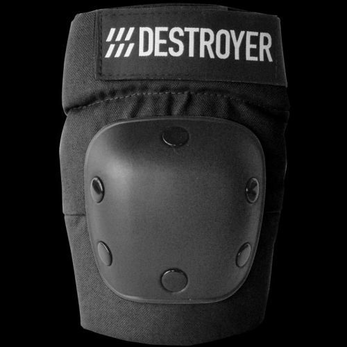 chránič kolen DESTROYER - Rec Elbow Black (BLK) velikost: M