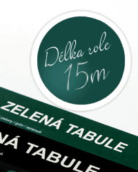 Zelená nalepovací tabule 67,5cm x 15m - Nalepovací tabule