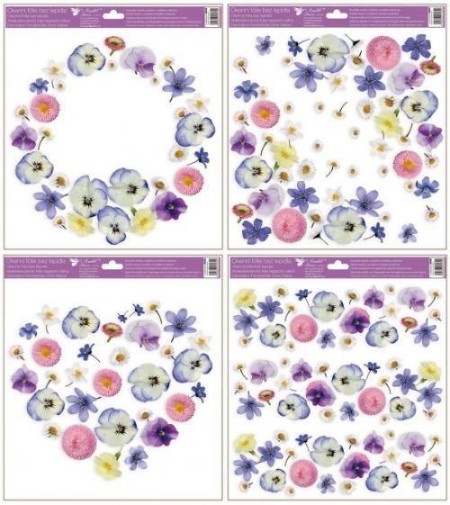 Anděl Okenní fólie Macešky 30 x 33,5 cm 6866