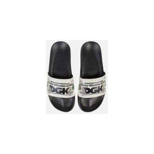 pantofle DGK - Currency Slide Slippers Black (BLACK)